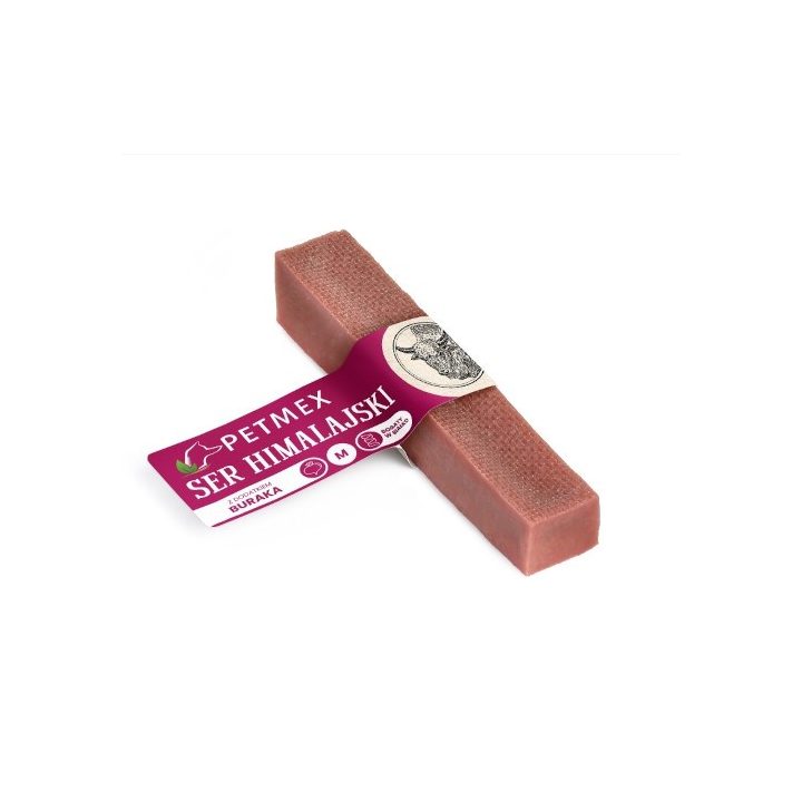 PETMEX Himalayan cheese with beetroot M - dog treat - 80g