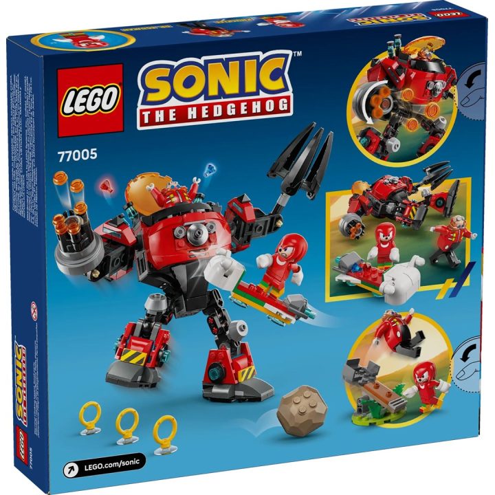 LEGO SONIC THE HEDGEHOG 77005 Knuckles vs. Dr. Eggman Mech Schiaccia Uova