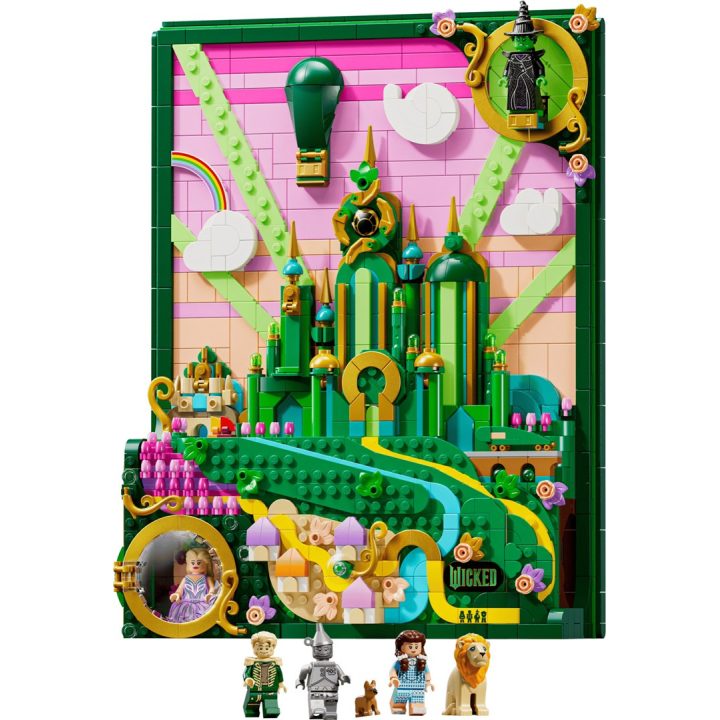 LEGO WICKED 75685 arte da parete Emerald City