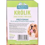PETITTO Sticks with rabbit - dog treat - 500g