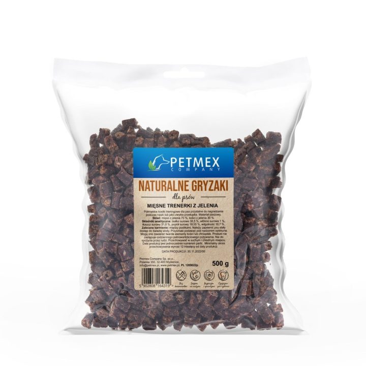 PETMEX venison meat training treats – dog treat – 500g