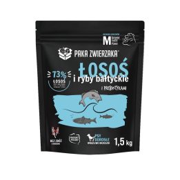 PAKA ZWIERZAKA Salmon with Baltic fish M - dry dog food - 1 5kg