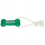 PAKA ZWIERZAKA Rope with bone HoHoHo – dog toy – 13 cm