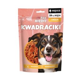 PAN MIĘSKO Squares Rabbit - dog treat - 100g