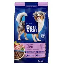 OPTIVITAL with fresh lamb - dry dog food - 2 4kg