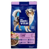 OPTIVITAL with fresh lamb - dry dog food - 2 4kg