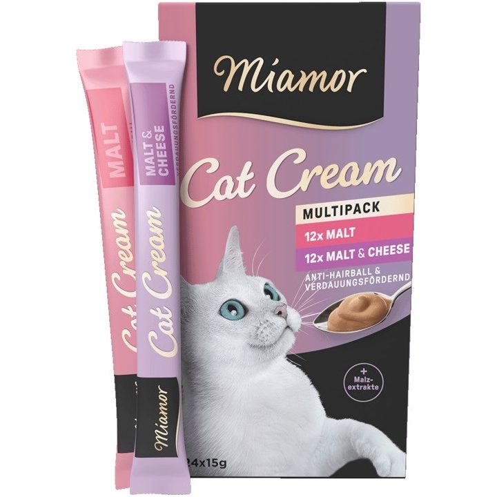 MIAMOR Cat Cream Malt - cat treats - 24x15g