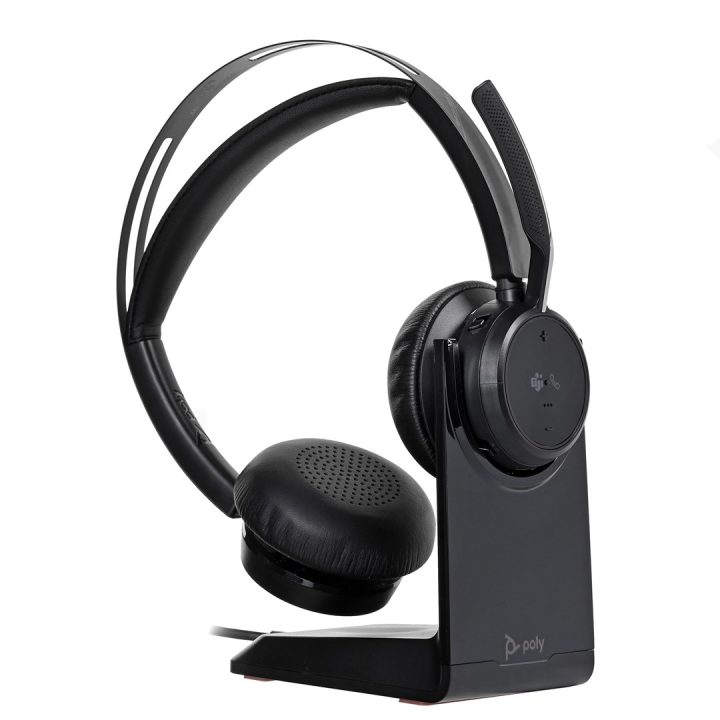 HP Poly Voyager Focus 2-M USB-C-C Headset USB-C/A Adapter Charging Stand Customer Special 1