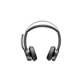 HP Poly Voyager Focus 2-M USB-C-C Headset USB-C/A Adapter Charging Stand