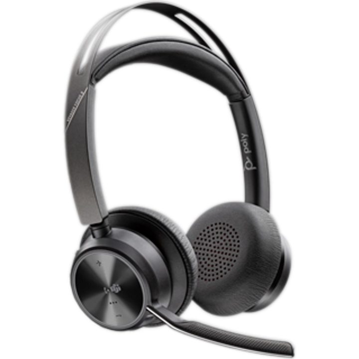 HP Poly Voyager Focus 2-M USB-C-C Headset USB-C/A Adapter Charging Stand