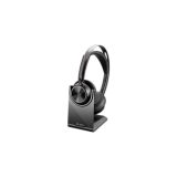 HP Poly Voyager Focus 2-M USB-C-C Headset USB-C/A Adapter Charging Stand