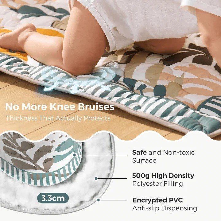 Momcozy Floor Play Mat Green Forest