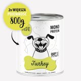 PAKA ZWIERZAKA PEPE Turkey mono - wet dog food - 800g