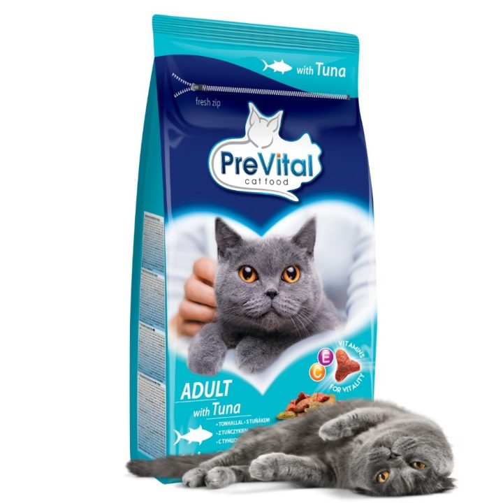 PREVITAL Adult Tuna - dry cat food - 1 4kg