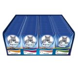 PREVITAL Cat Food Mix 4 Flavors Chicken Veal Salmon Poultry – wet cat food – 96 x 100 g