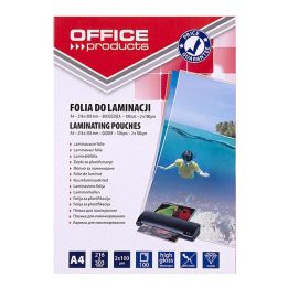 OFFICE PRODUCTS Laminating film A4 2x100 microns glossy 100 sheets transparent