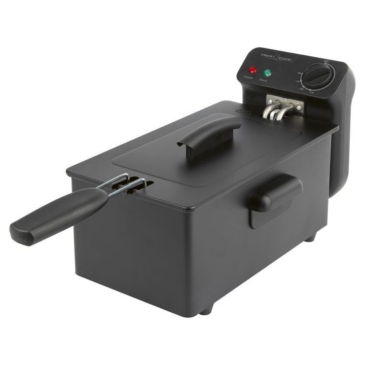 ProfiCook PC-FR 1325 Single 3 L Stand-alone 2000 W Deep fryer Black