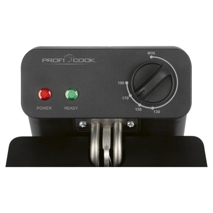 ProfiCook PC-FR 1325 Single 3 L Stand-alone 2000 W Deep fryer Black