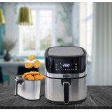 Hot air fryer NOVEEN AF550 6.5 l 1600 W Black Silver