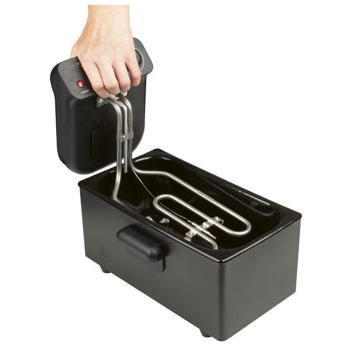 ProfiCook PC-FR 1325 Single 3 L Stand-alone 2000 W Deep fryer Black