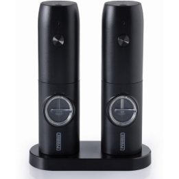 PROMIS Set of pepper and salt mills with stand MP35X2
