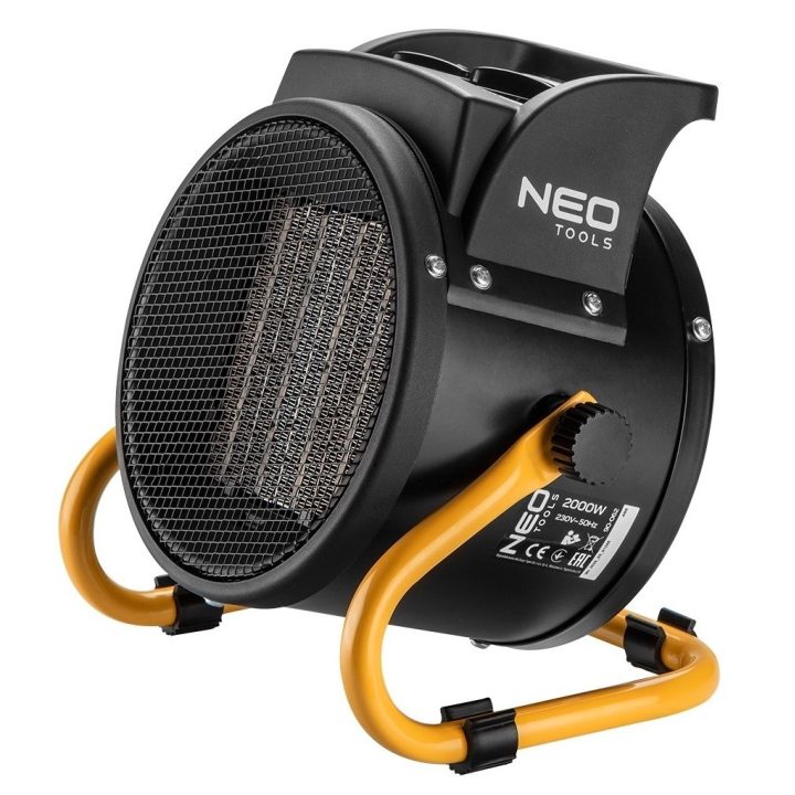 NEO TOOLS 90-062 termoventilatore ceramico PTC 2000 W nero