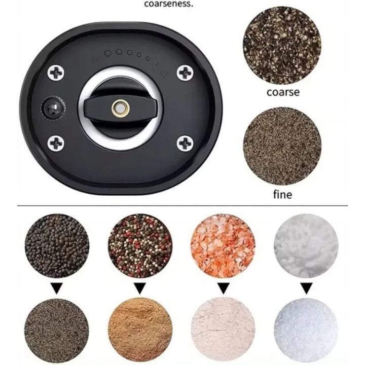 PROMIS Set of pepper and salt mills with stand MP36X2