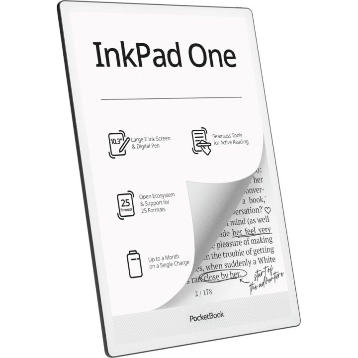 PocketBook InkPad One 1030 10.3 E-ink Mobius 32GB Wi-Fi E-reader – Matte Black