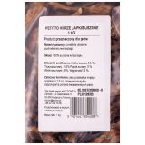 PETITTO Dried chicken feet - dog treat - 1kg