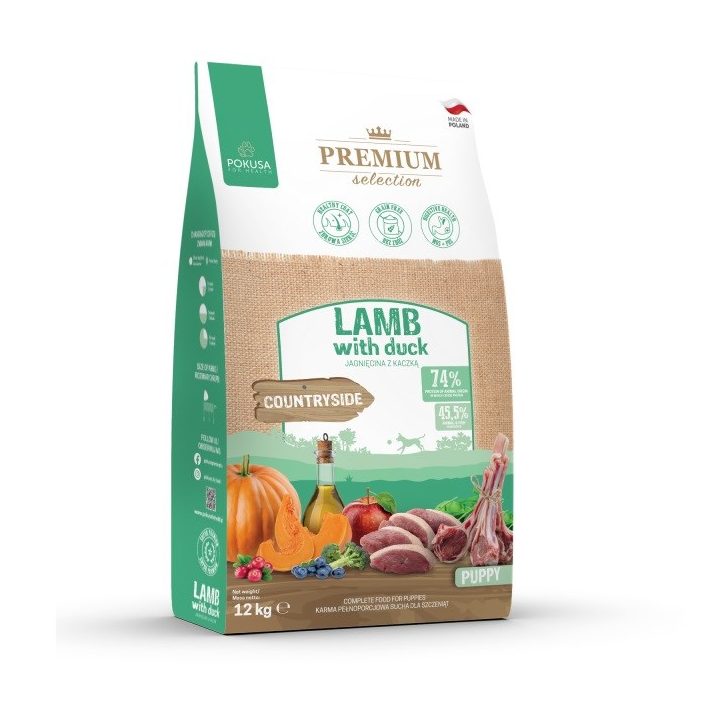POKUSA Premium Selection Puppy Lamb with duck - dry dog food - 12kg