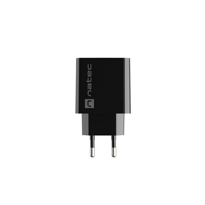 NATEC MAINS CHARGER RIBERA USB-A 18W BLACK