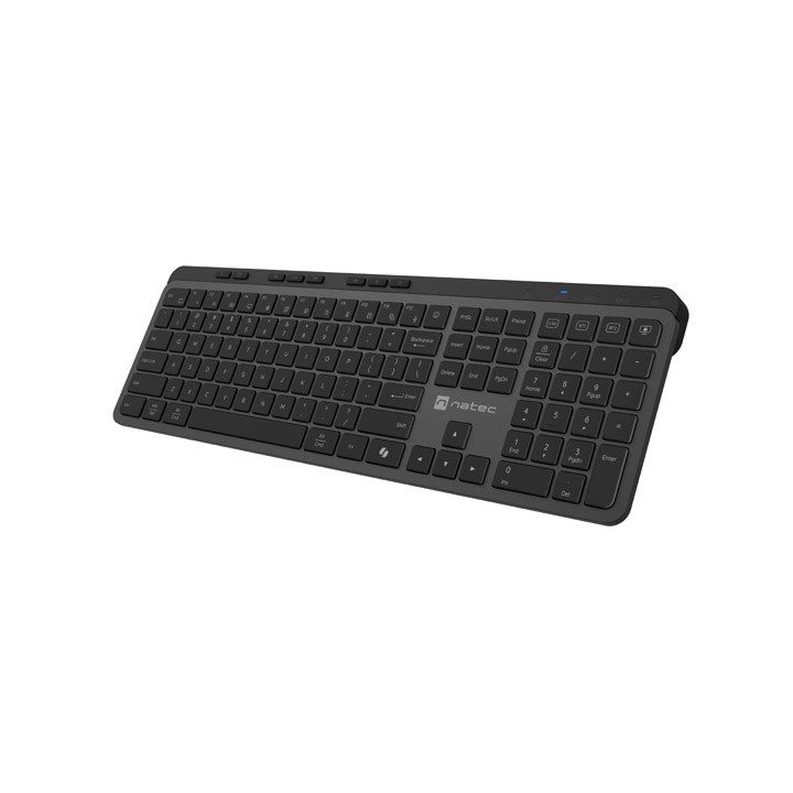 NATEC MEDUSA US WIRELESS KEYBOARD BT + 2.4GHZ X-SCISSORS SLIM