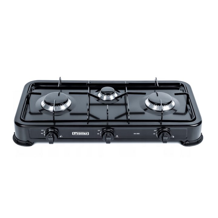 Promis KG300C 3-burner gas cooker black
