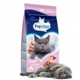 PREVITAL Senior Salmon - dry cat food - 1 4kg