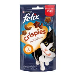 FELIX Crispies Beef Chicken - dry cat food - 45 g
