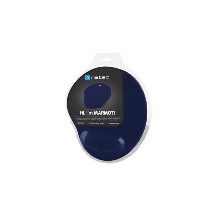 NATEC MOUSE PAD MARMOT NAVY BLUE FILLING 225X245MM