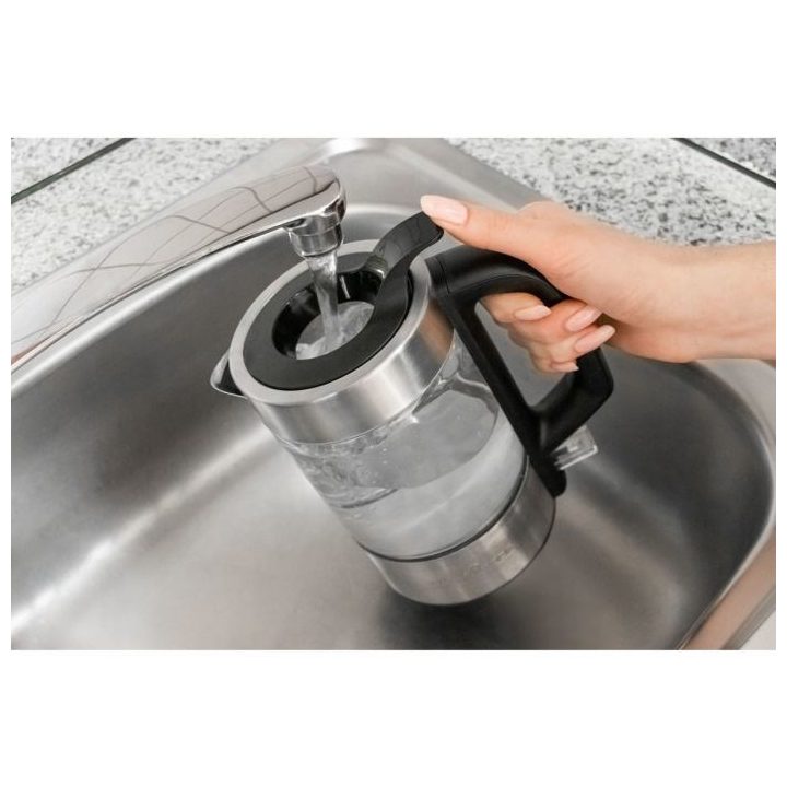 ProfiCook PC-WKS 1228 G electric kettle 0.5 L 1100 W Stainless steel Transparent