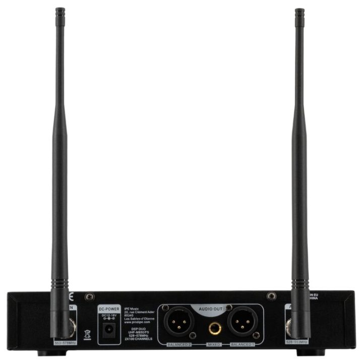 Prodipe M850 DSP Duo UHF F5 - UHF system with 2 handheld microphones