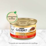 GOURMET Gold Sauce Delight Beef - wet cat food - 85 g