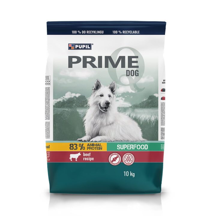 PUPIL Prime Rich in beef with vegetables - dry dog food - 10kg