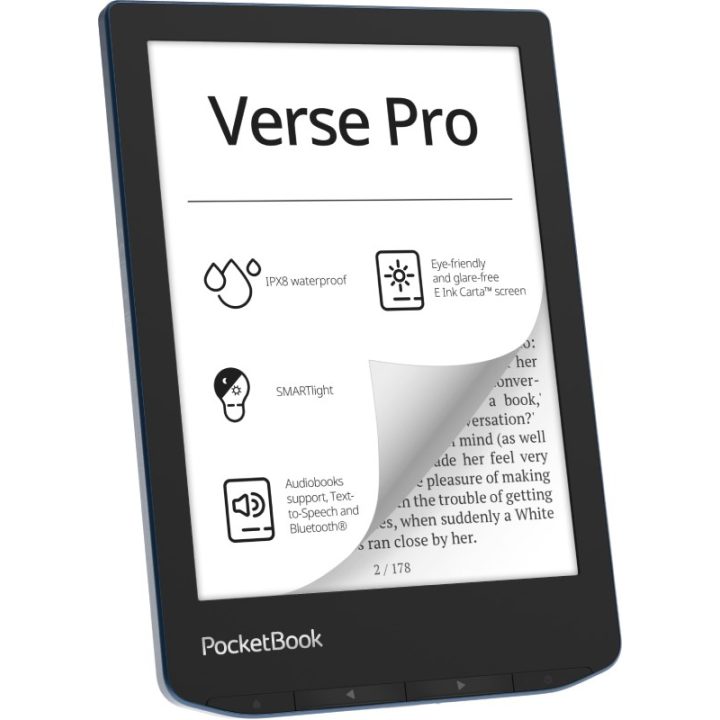 PocketBook Verse Pro e-book reader Touchscreen 16 GB Wi-Fi Black Blue