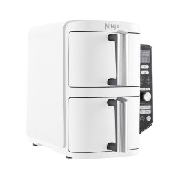 Ninja SL400EUWH fryer Double 9.5 L Stand-alone 2470 W Hot air fryer White