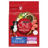 PURINA One Adult Medium/Maxi Rich in lamb with rice - dry dog food - 2 5kg
