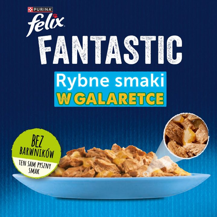 Felix Fantastic fish flavors in jelly with tuna salmon cod and flatfish - (12x 85 g)