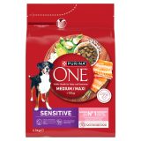 PURINA One Adult Medium/Maxi Sensitive Rich in salmon with rice - dry dog food - 2 5kg
