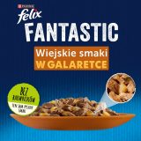 Felix Fantastic rabbit lamb - wet food for cats 340 g (4x 85 g)