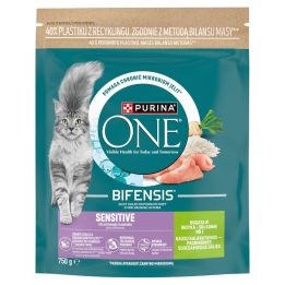 PURINA One Bifensis Sensitive Rich in turkey - dry cat food - 750g