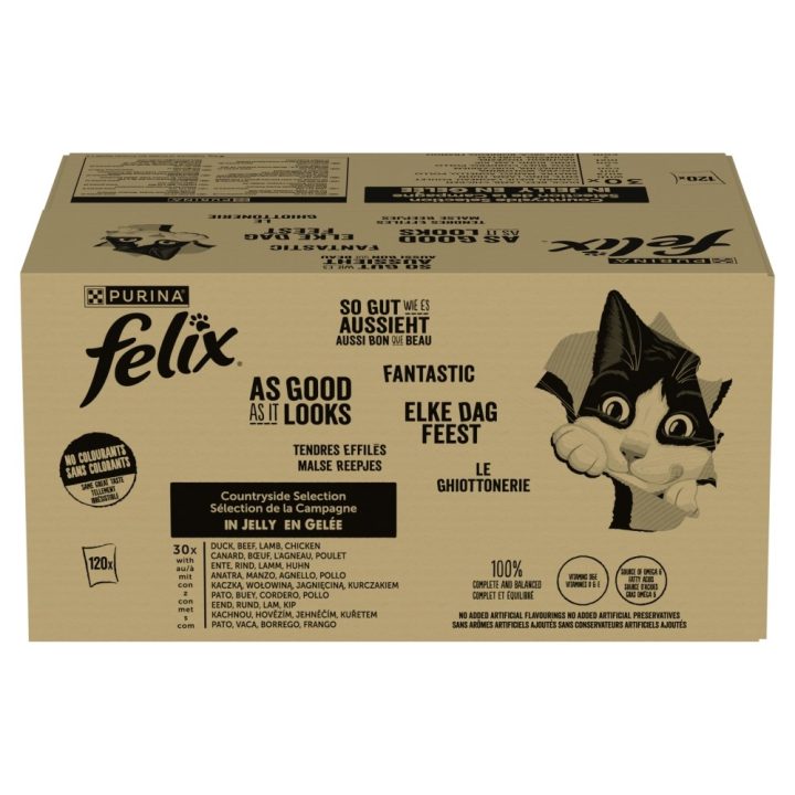PURINA Felix Countryside Selection - wet cat food - 120x85g