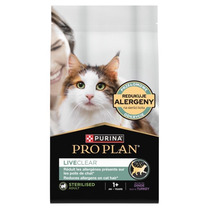 PURINA Pro Plan LiveClear Sterilised Rich in turkey - dry cat food - 2 8kg