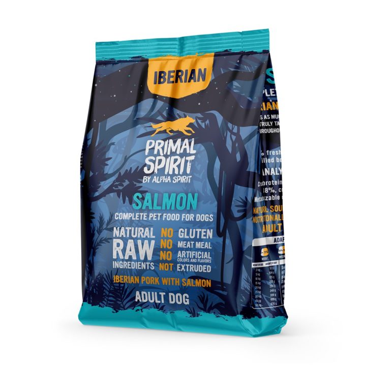 PRIMAL SPIRIT Iberian 70% Salmon – semi-moist dog food – 1 kg